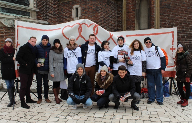 Happening RCS na Rynku Głównym