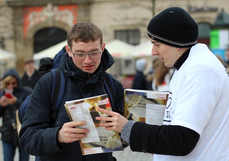 Happening RCS na Rynku Głównym