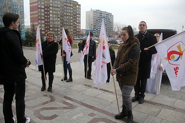 Krzyż i ikona w Polkowicach