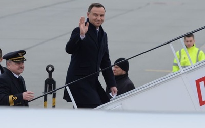 Prezydent Duda przybył do Czech
