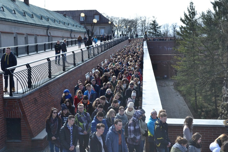 Pielgrzymka maturzystów na Jasną Górę