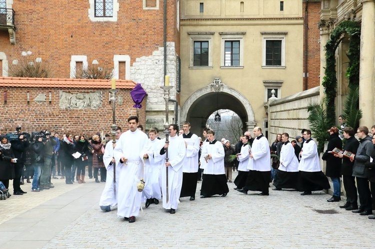 Niedziela Palmowa 2016 na Wawelu