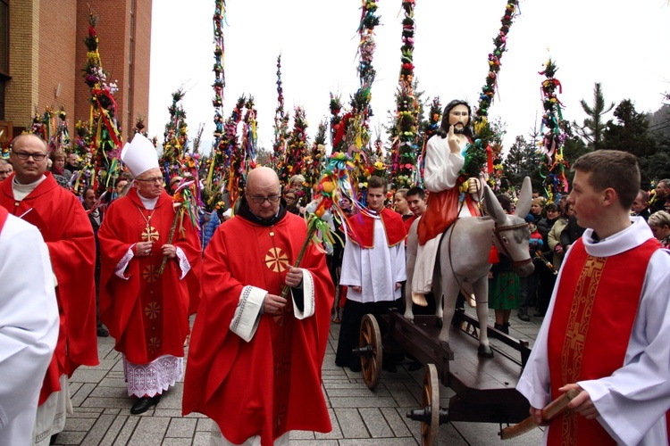 Palmowa procesja w Tokarni