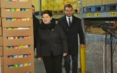 Premier Beata Szydło w Caritas