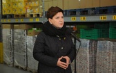 Premier Beata Szydło w Caritas