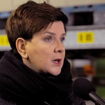 Premier Beata Szydło w Caritas