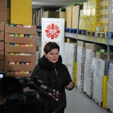 Premier Beata Szydło w Caritas