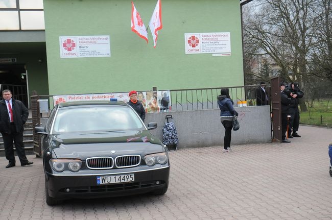 Premier Beata Szydło w Caritas