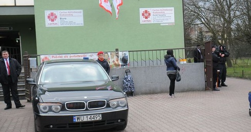 Premier Beata Szydło w Caritas