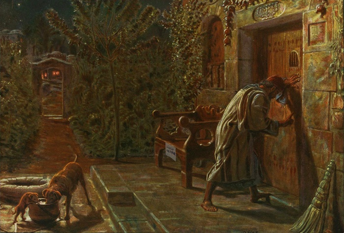 Natrętny sąsiad, 1895, National Gallery of Victoria, Melbourne, William Holman Hunt (1827-1910)