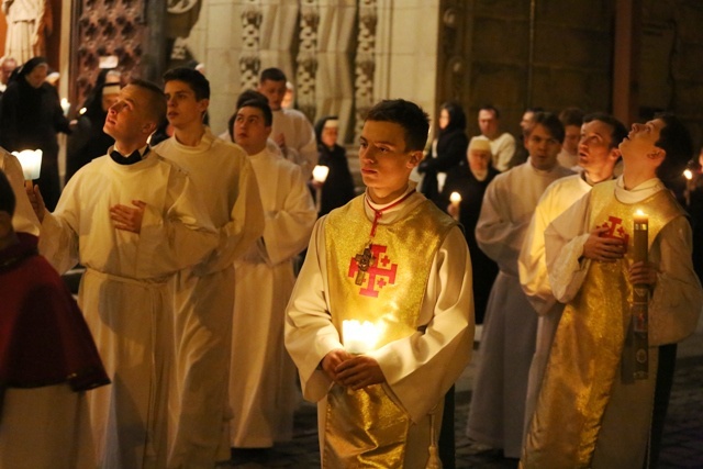 Wigilia Paschalna w katedrze św. Mikołaja - 2016