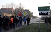 Chorągwiarze z parafii w Bobrownikach