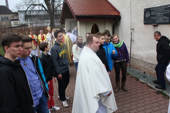 Krzyż i ikona ŚDM w Głuszycy