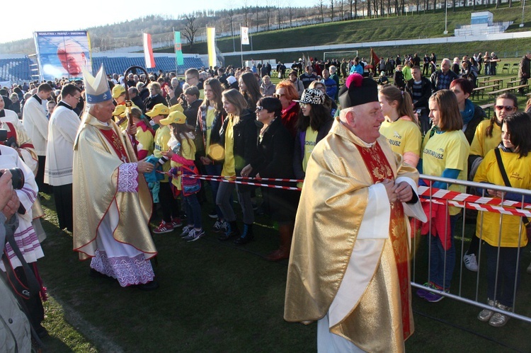 Msza papieska na stadionie