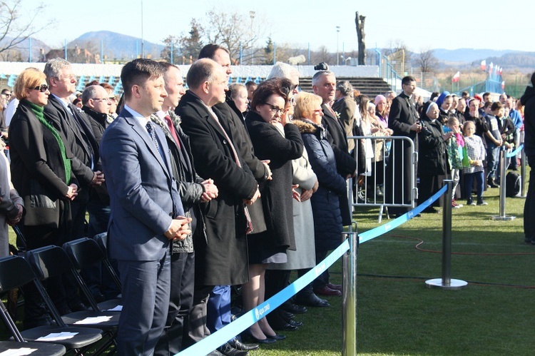 Msza papieska na stadionie