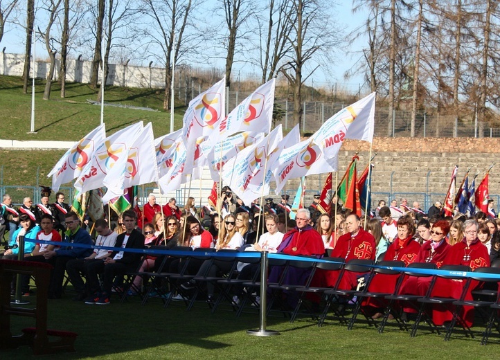 Msza papieska na stadionie