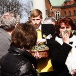 Rozdanie gałązek oliwnych w Łagiewnikach i obchody Niedzieli Miłosierdzia