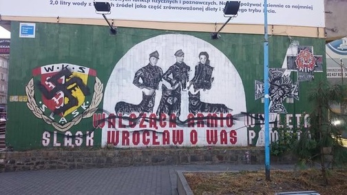 Słynny patriotyczny mural zniszczony