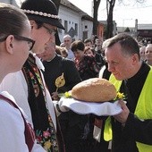 Słowacy powitali pielgrzymów chlebem i solą