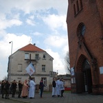 Symbole ŚDM w Bierutowie