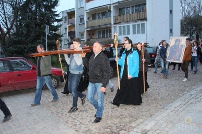 Symbole ŚDM w Trzebnicy