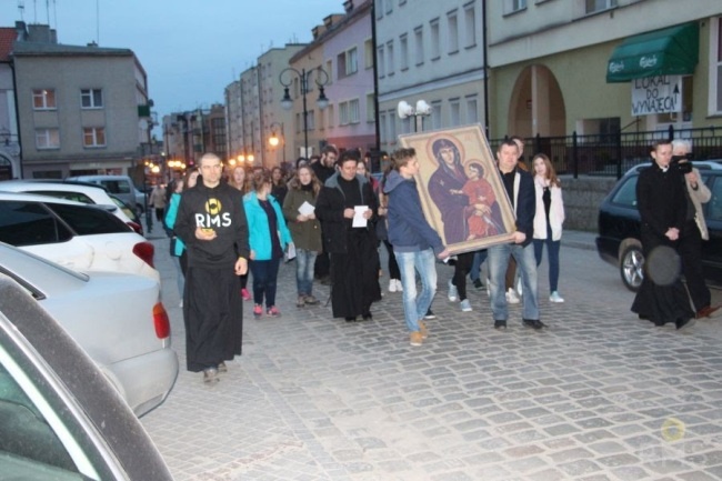 Symbole ŚDM w Trzebnicy