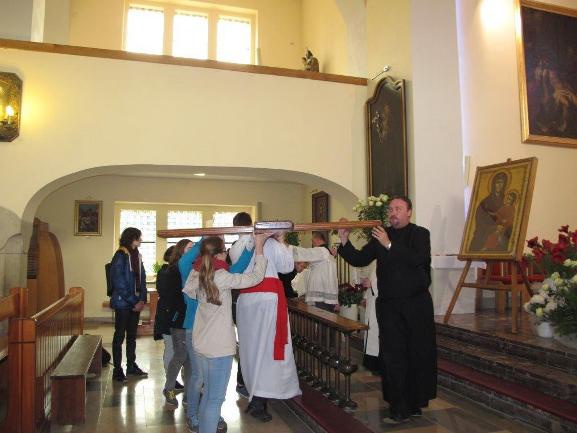 Symbole ŚDM w Obornikach Śląskich cz.2