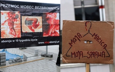 Spotkanie dwóch światów przy stole aborcji