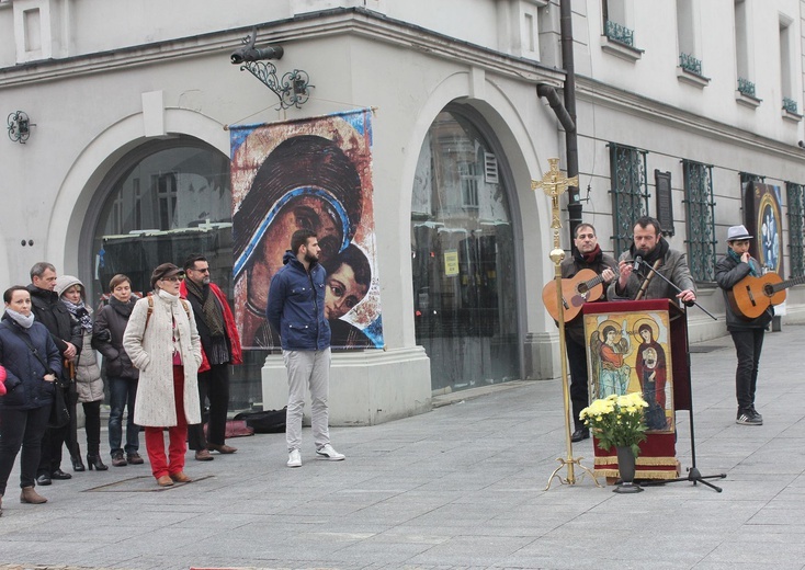 Ewangelizacja na rynku w Gliwicach