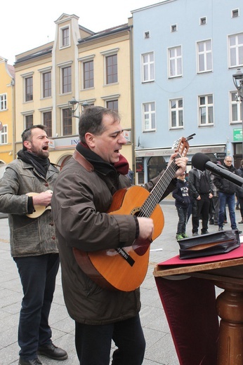 Ewangelizacja na rynku w Gliwicach