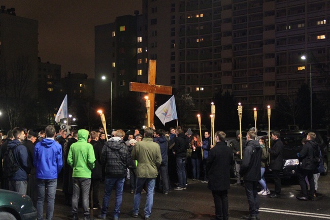 Symbole ŚDM we Wrocławiu-Gądowie