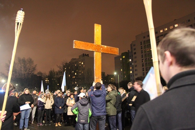 Symbole ŚDM we Wrocławiu-Gądowie