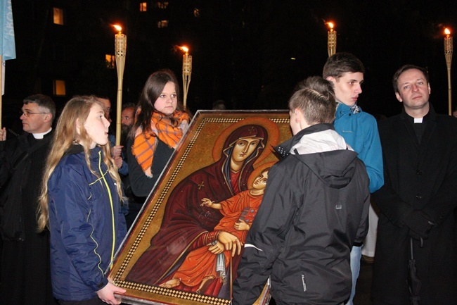 Symbole ŚDM we Wrocławiu-Gądowie