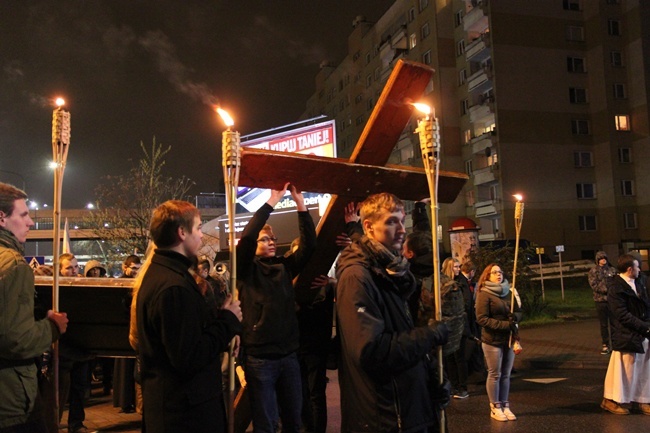 Symbole ŚDM we Wrocławiu-Gądowie