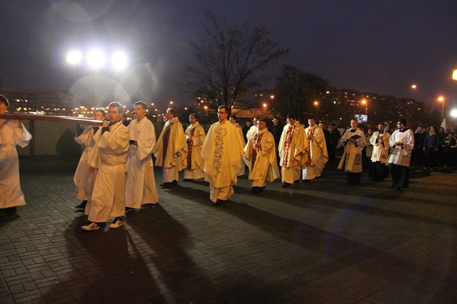 Symbole ŚDM we Wrocławiu-Gądowie