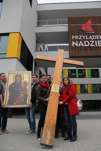 Symbole ŚDM w szpitalu