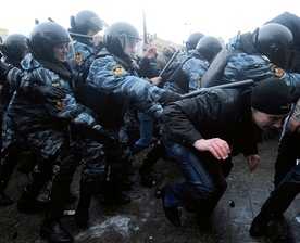 Wojska wewnętrzne, siły specjalne policji i siły ochrony już dziś liczą w Rosji ok. 400 tys. osób