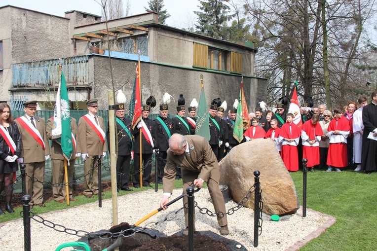 Dąb dla Polski i górników 