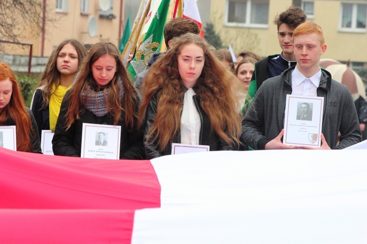 Marsz Katyński w Ostródzie