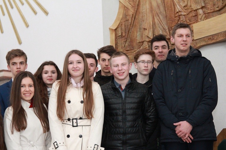 Młodzież z Męciny na ŚDM