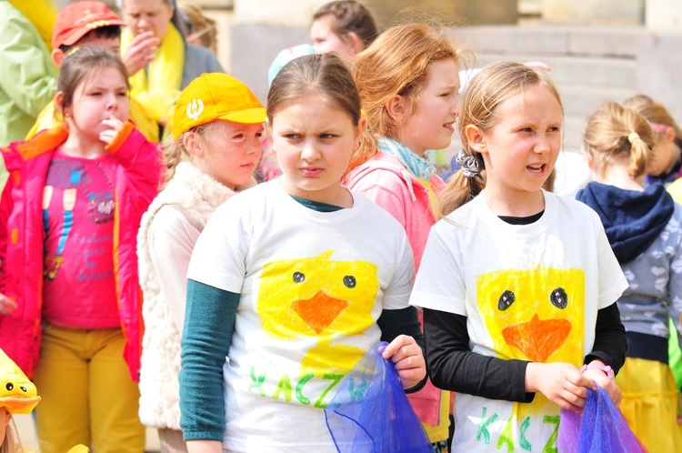 Inauguracja wyścigu kaczek z MKS Selgros Lublin