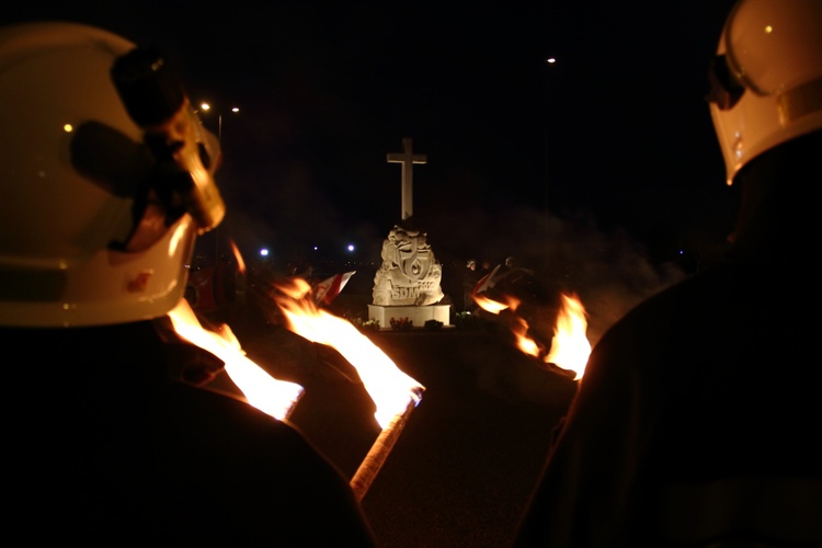 Chrzcielna watra na Campus Misericordiae