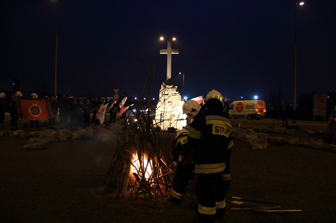 Chrzcielna watra na Campus Misericordiae