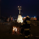 Chrzcielna watra na Campus Misericordiae
