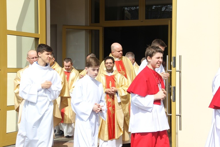 Msza św. rozpoczynająca piłkarskie mistrzostwa ministrantów archidiecezji lubelskiej. 