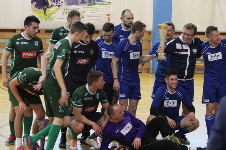 Mecz gwiazdy TVP kontra drużyna AZS UMCS