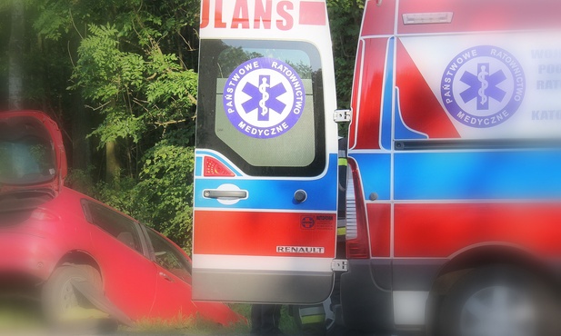 Wypadek autokarów