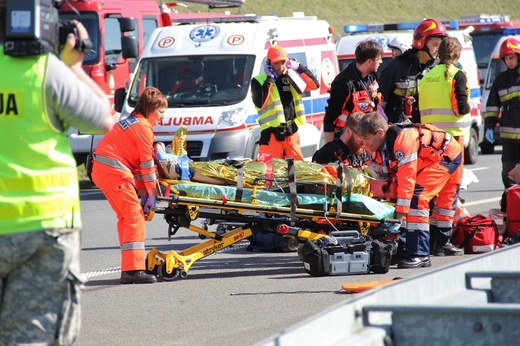 Ćwiczenia służb "Autostrada 2016"