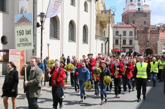 Przemarsz ulicami Lublina