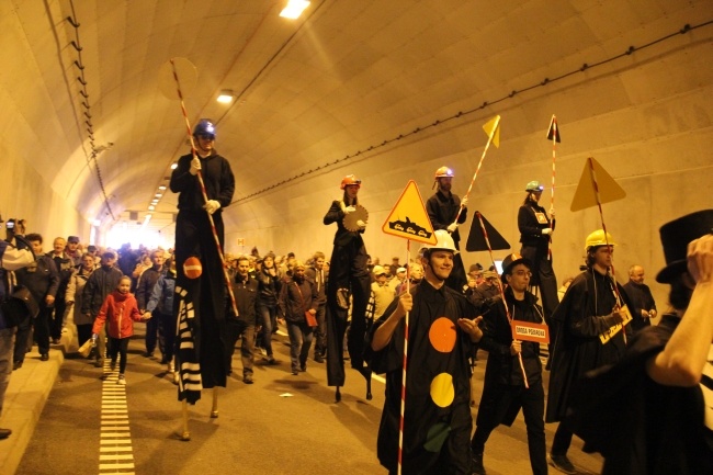 Otwarcie tunelu pod Martwą Wisłą 